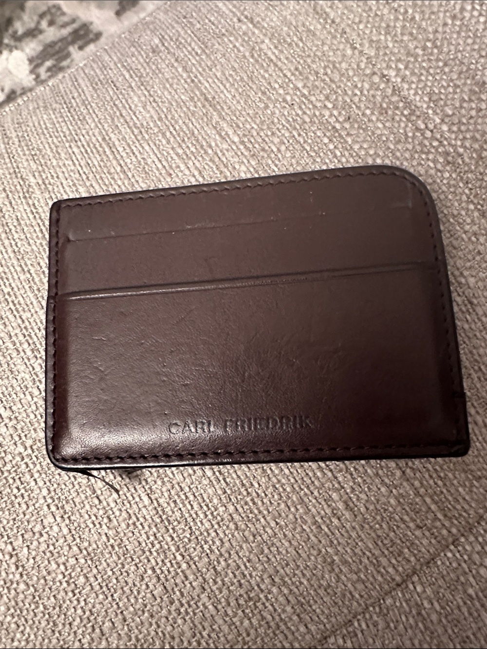 Brown Leather Card & Key Card Holder